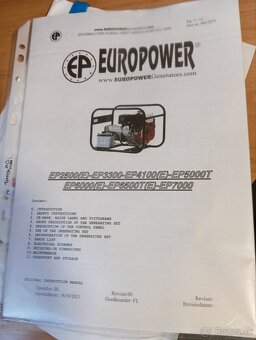 Nová Elektrocentrála EP 6500T AVR - 6