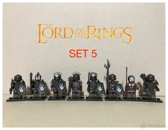 Figúrky pán prsteňov 1 (8ks) - typ lego - nové - 6