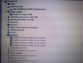 Lenovo Thinkpad T520 , Windows 7 , Intel core i5 , 4gb ram - 6