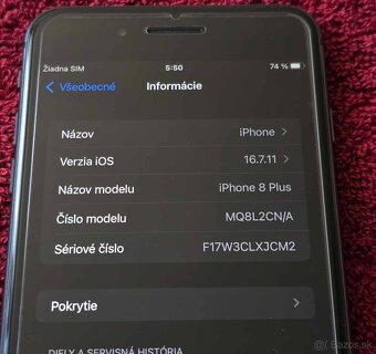 Iphone 8 Plus 64GB Black - 6