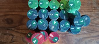 Predám keramické žetòny na poker alebo iné casino hry - 6