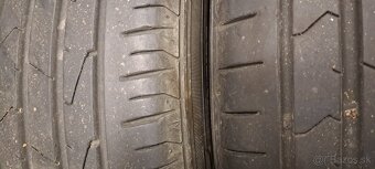 Predám 4ks jazdené letné 195/65r15-91H Hankook - 6