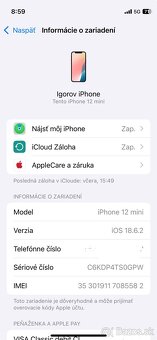 iPhone 12 Mini 128GB – čierny – veľmi dobrý stav - 6