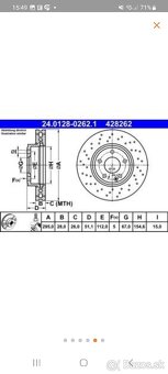 ATE ///Predne brzdove kotuce 24.0128-0262.1 Mercedes-Benz - 6