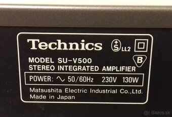 ClassA =130W zosilnovac TECHNICS SU-V500 vyroba Japan, AZ27 - 6
