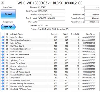 3,5" HDD Seagate Exos / Western Digital 18TB - 6