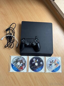 Playstation 4 slim 1000gb + 3 hry - 6