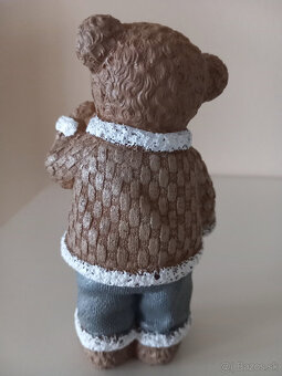 Sada 2ks stojacie keramické medvedíky - párik - 6