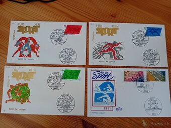 Známky FDC šport - 6
