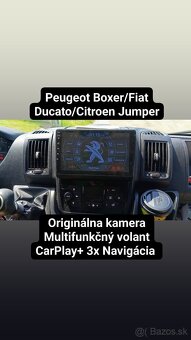 2025 GPS utorádio pre dodávky - Ducato/Boxer/Jumper/ProAce.. - 6