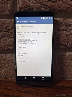 LG G3 android 6 krásny veľký mobil - 6