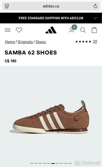 ADIDAS SAMBA SHOES 46 / 28,5 cm - 6