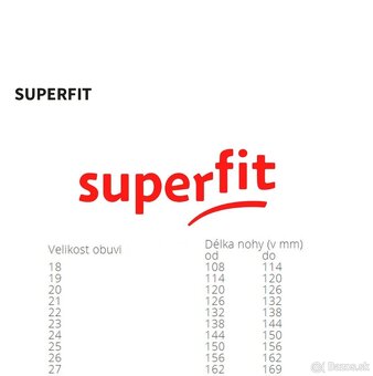 Dievčenské celoročné topánky Superfit v. 27 - 6
