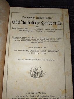 Stara kniha Leonhard Goffine z roku 1921 - 6