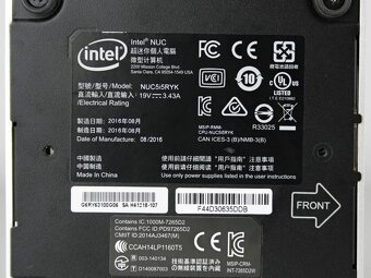 Intel NUC Kit NUC5i5RYK -8GB RAM, 256GB SSD, WiFi,ZÁRUKA, OS - 6