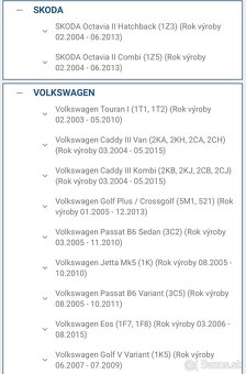 Servo riadenie 1K1423105C - 6