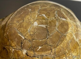 Nádherný veľký popolník, miska z muránskeho skla - 6