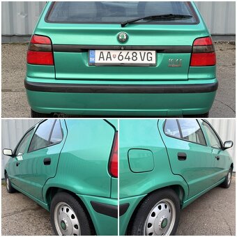 Skoda Felicia 1,6 55kw 10/1999 2x airbag,servo,centrál - 6
