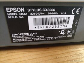 Multifunkčná farebná tlačiareň a scanner EPSON Stylus CX3200 - 6