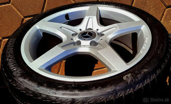 alu R18 5x112 orig. AMG, Mercedes, dvojrozmer (+ letné pneu) - 6