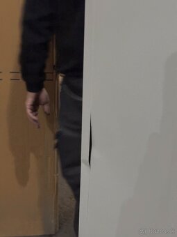 Kancelárska skriňa na dokumenty, 4 police- poškodená - 6