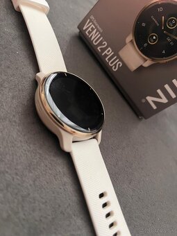 Garmin Venu 2 Plus Cream Gold/White Band - 6