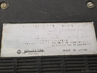 STAROŽITNÉ AUTORADIO 》Hitachi KM-900L - 6