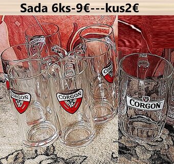 Pivové poháre. - 6