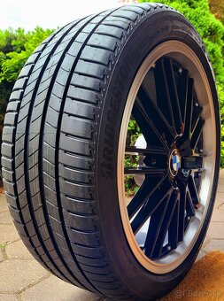 alu R19 5x120, dvojrozmer, BMW rada 5, F10/F11, letné pneu - 6