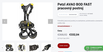 Petzl AVAO BOD FAST pracovný postroj - veľ. 1 alebo 2 - nový - 6