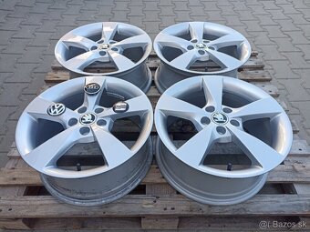 Originálne ALU disky Škoda, VW, Seat 5x100 R16 ET46 - 6