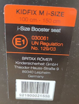 Britax Römer Kidfix M i-Size BR Cosmos Black SB - 6