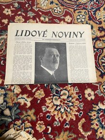 lidove noviny stare noviny historicke noviny z r. 1939 - 6