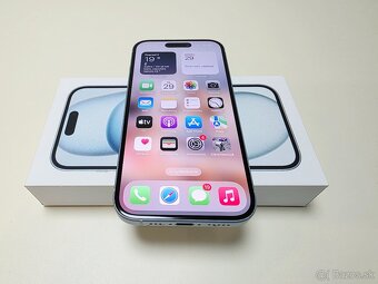 APPLE IPHONE 15 128GB BLUE,TOP STAV,ZÁRUKA - 6