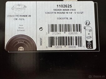 Liatinovy hrniec Staub COCOTTE 26cm - 6