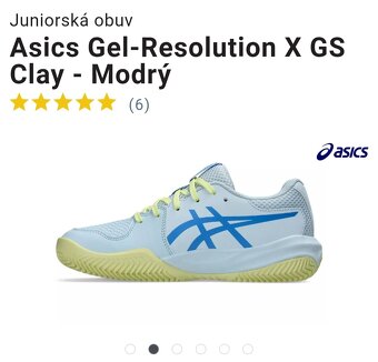 TENIS detske botasky ASICS antuka 33 - 6