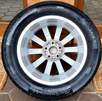 alu R17 5x112 orig. Audi A4 + letné pneu 225/50R17 - 6