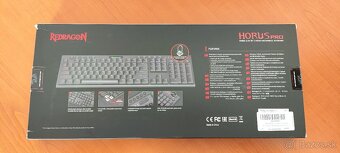Predám klávesnicu REDRAGON K618 Horus (model: RED-K618-R33BK - 6