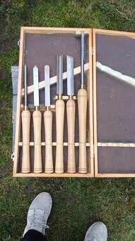 Sústruh na drevo + dláta - 6