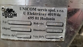Nerezová nádrž delená s duplikátorom 2 x 2.500 L - 6