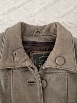 Kožený kabát/ bunda dámsky - 6