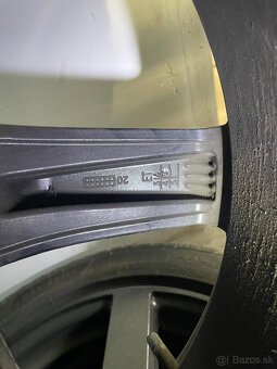 Predám disky 5x120r18 s gumámi 245/45/r18 100V BRIGSTONE - 6