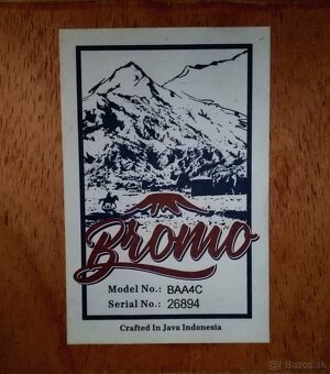Predam akusticku gitaru Bromo BAA4C - 6