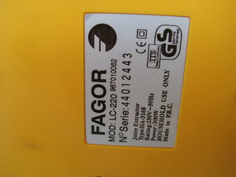 odšťavovač FAGOR - 6