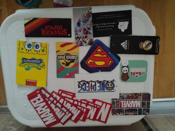 Handmade nálepky z vysačiek značkového oblečenia - 6