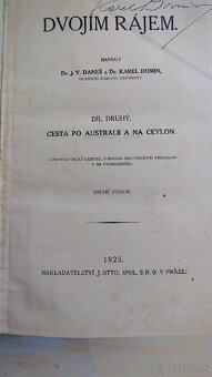 Daneš-Domin Dvojím rájem 1+2 AUTOGRAM autora - 6