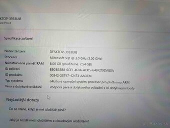💻 Microsoft Surface Pro X – LTE, ARM, dotyk, dobrý stav - 6