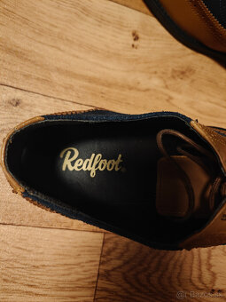 RedFoot NAVY & TAN GATSBY BROGUE topánky EU 44✅ - 6