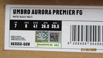 Kopačky Umbro AURORA PREMIER FG - 6