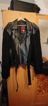 Pansky kožený kabát - 6